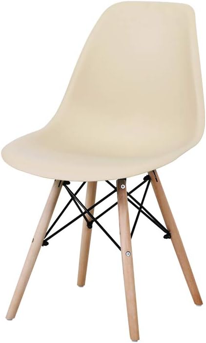 Black Plastic Shell Dining Chair Set of 1 X553