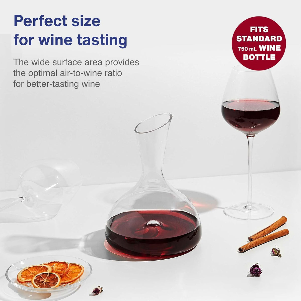 Wine Decanter 44 oz Capacity Pack of 2 G5754