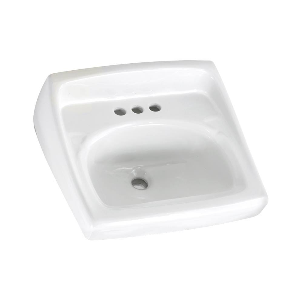 White Wall-Mount Sink P53282