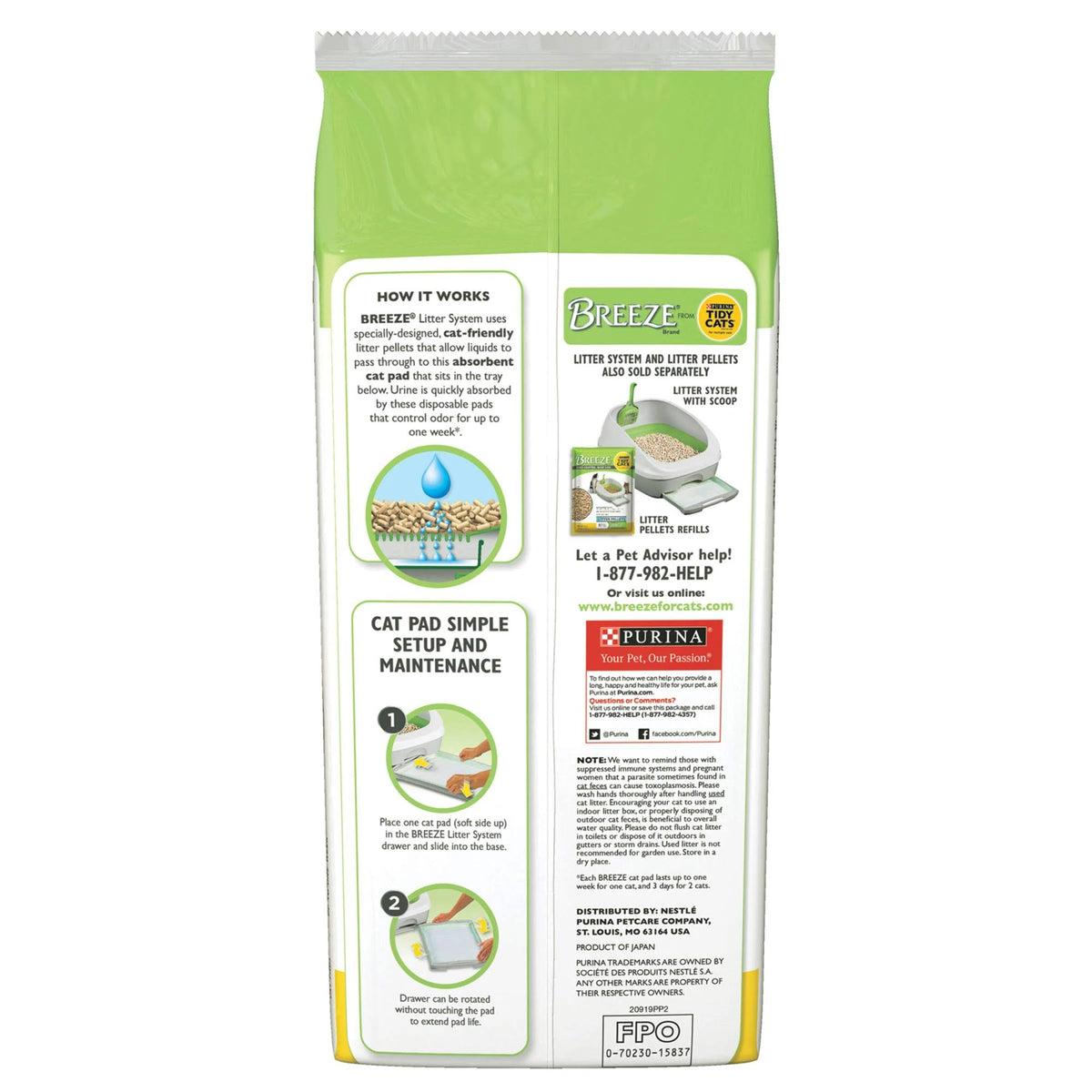 Cat Pads Refill Pack 6 Pouches P4324