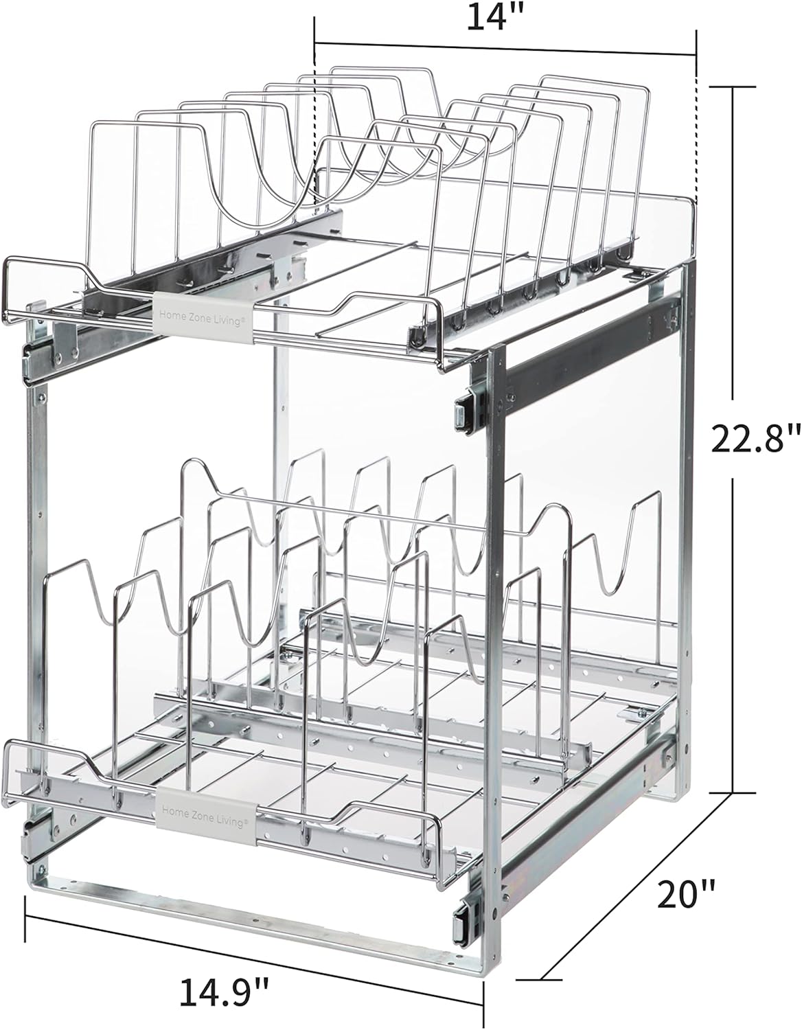 2-Tier Pull Out Cabinet Organizer H259
