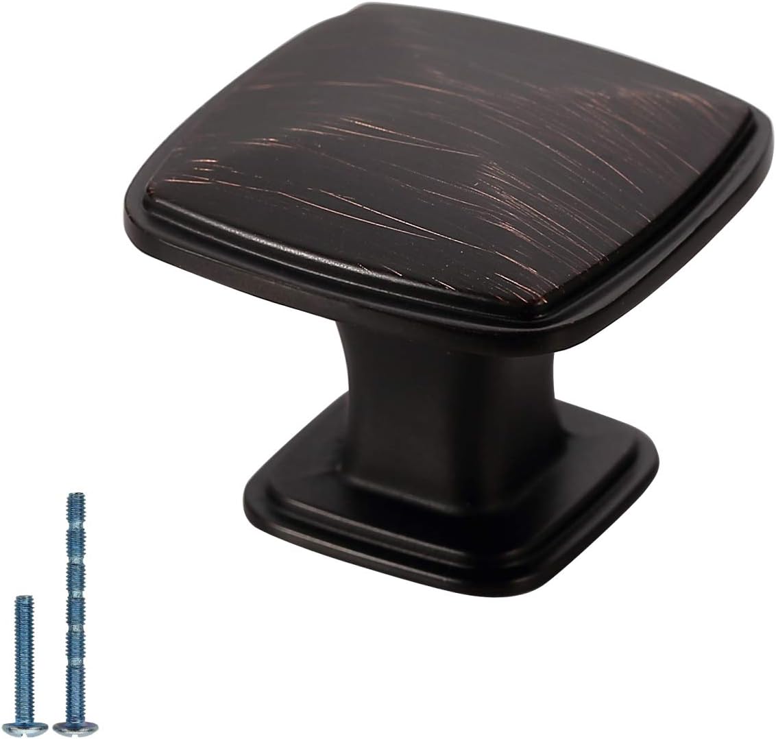 10 Pack Matte Black Cabinet Knobs C866060
