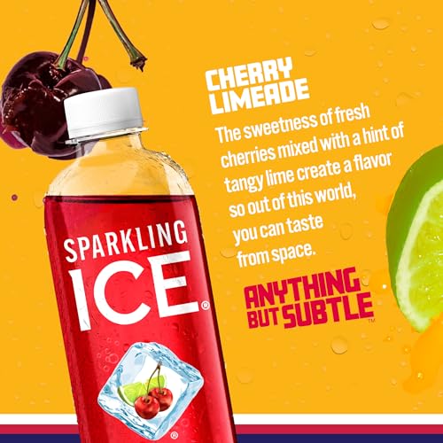 Black Raspberry Sparkling Water 17 fl oz Bottles (Pack of 12) B28092