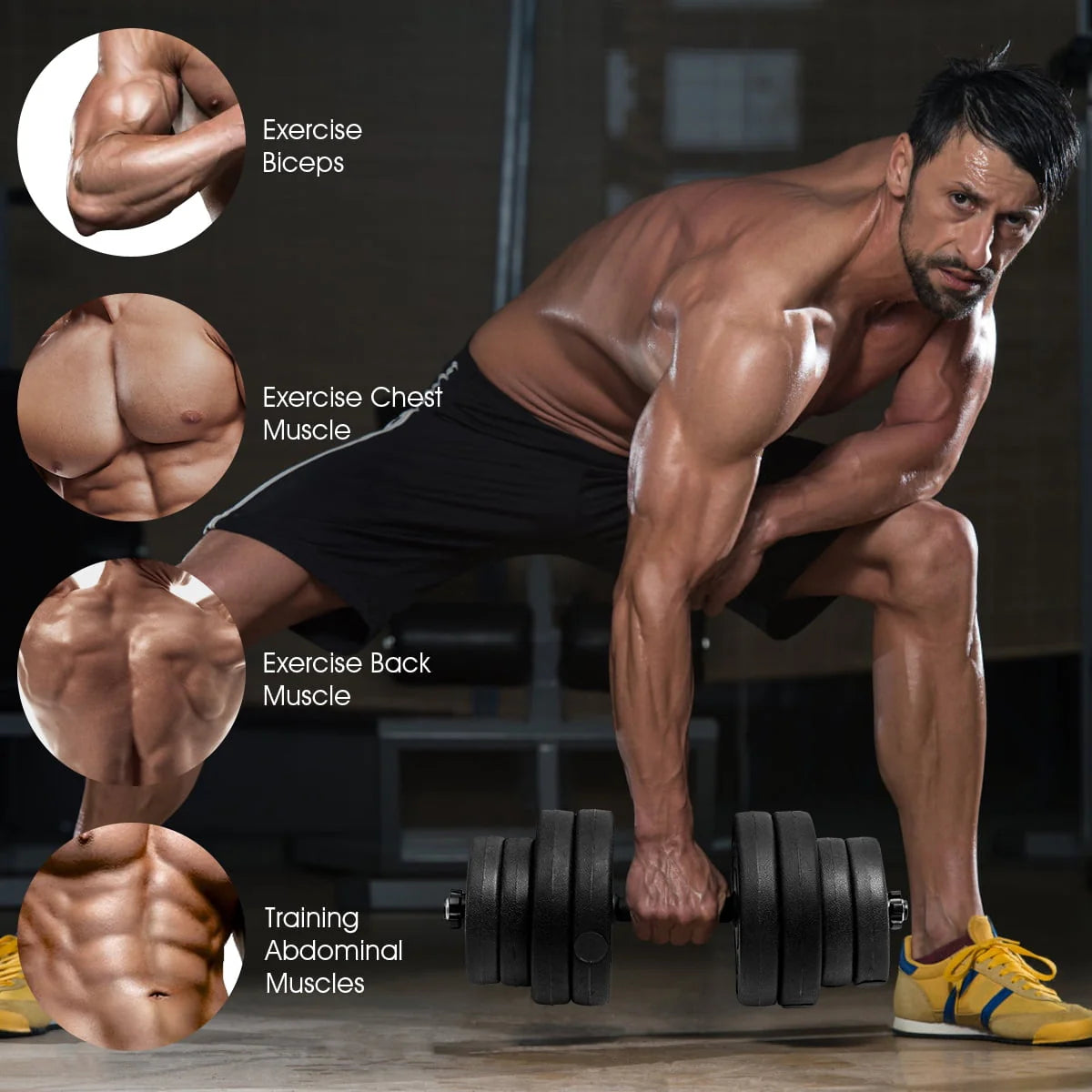 66 LB Dumbbell Weight Set L48626
