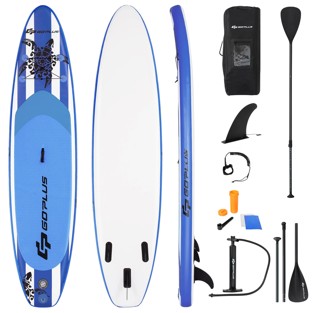 11' Inflatable Stand Up Paddle Board with Carry Bag J168647