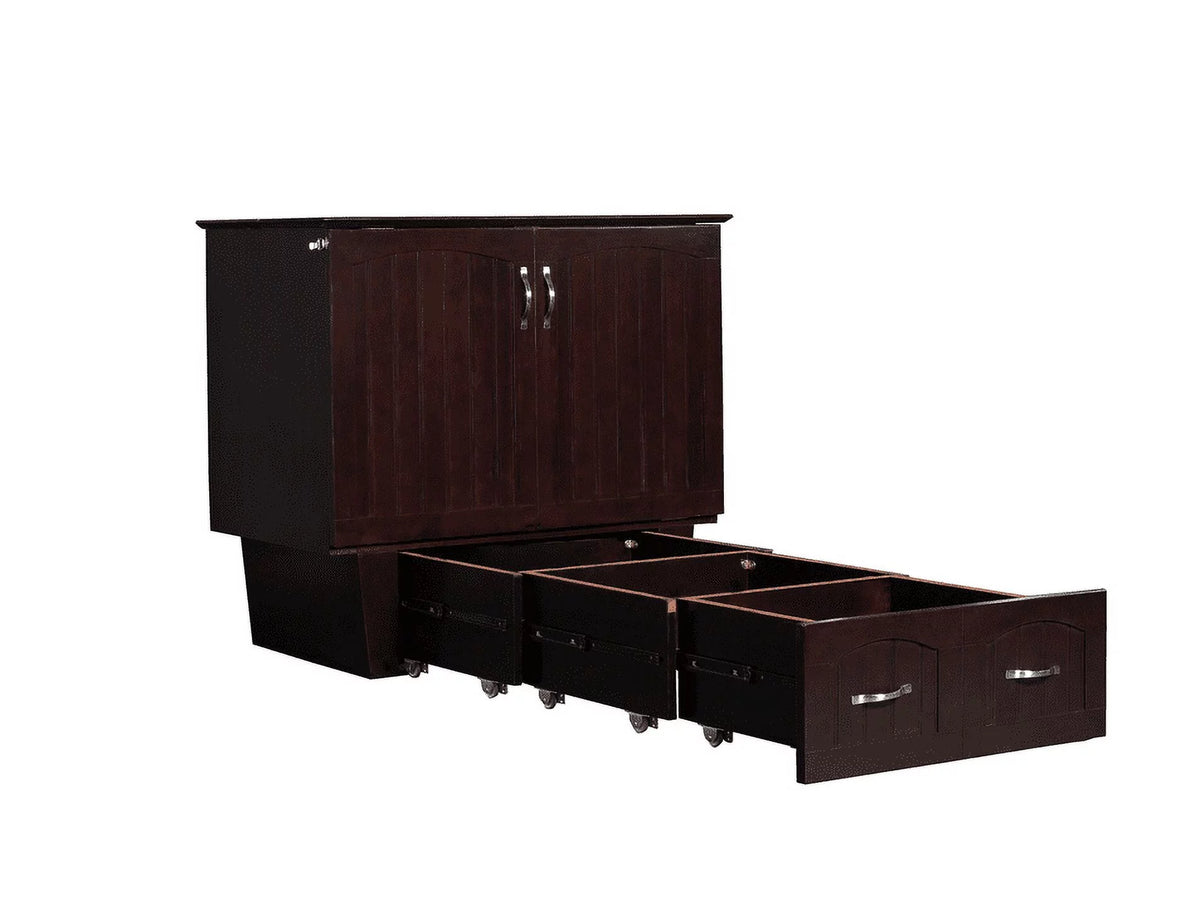 Murphy Bed Chest with Mattress S9437