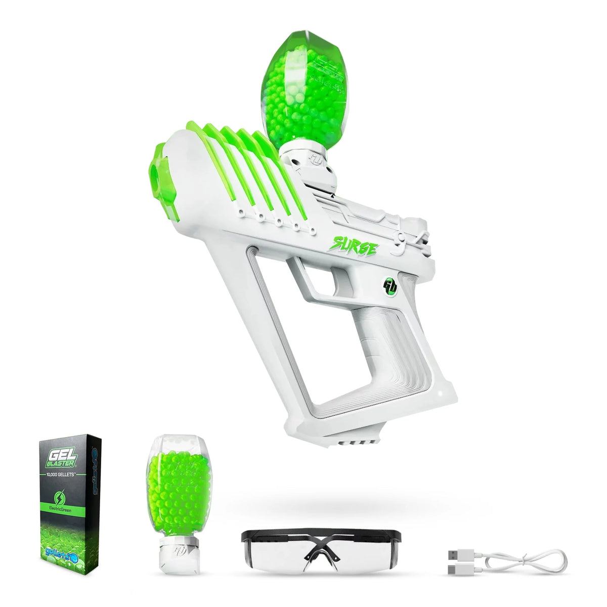 Electric Green Gel Blaster with Gellet Pack L946
