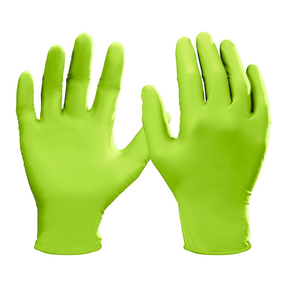 Nitrile Powder-Free Gloves, 100-Pack, Large, Green Z8282