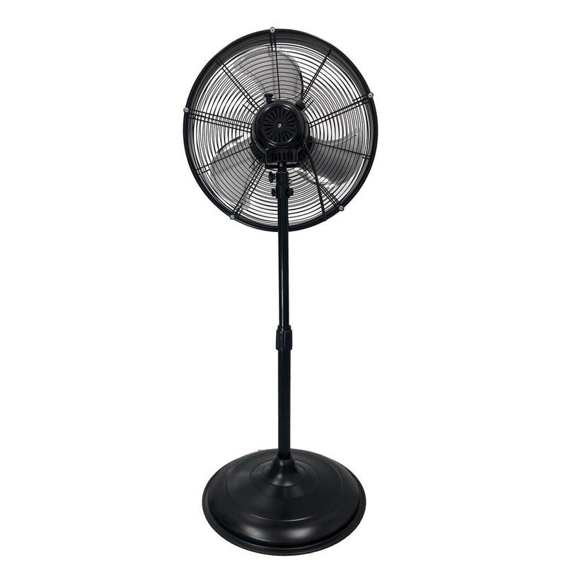 Black Oscillating Pedestal Fan G318