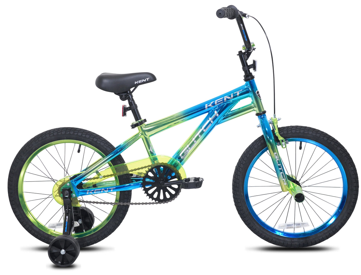 Blue Green Boys BMX Child Bike S739