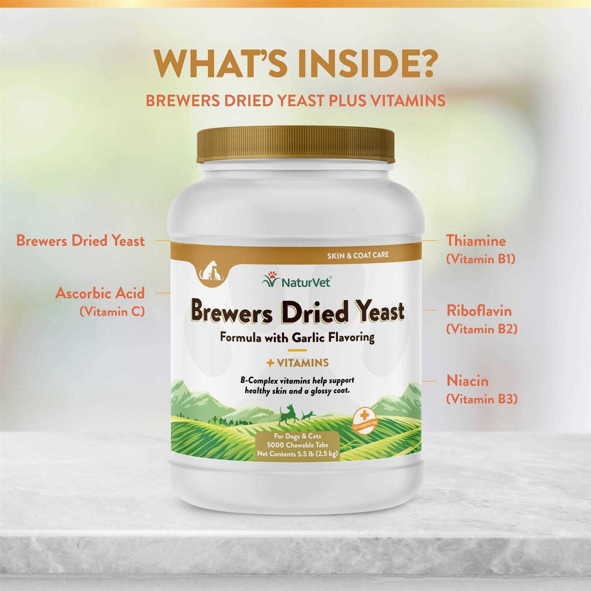 Brewer's Yeast with Garlic 1000 Tablets D5714