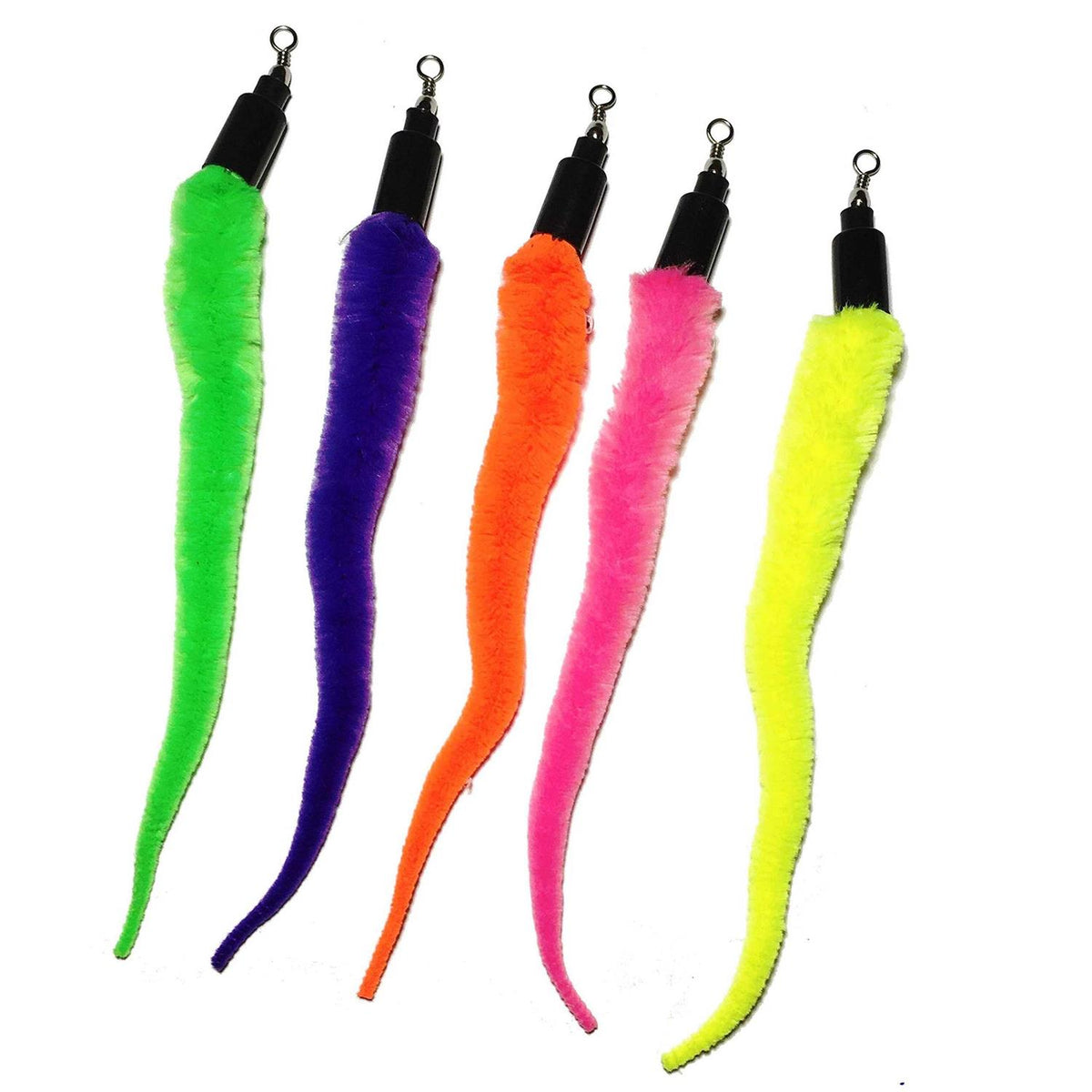 5 Piece Replacement Pack of Worms for Cat and Kitten Toy Wands X6231