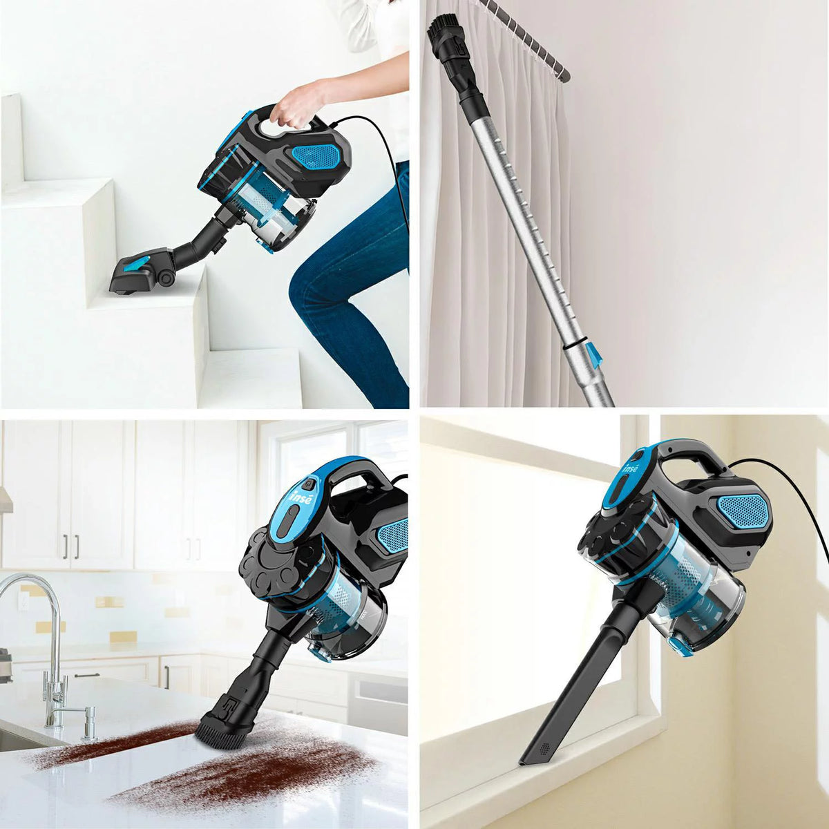 Corded 3 in 1 Stick Vacuum 18kPa 600W L320533