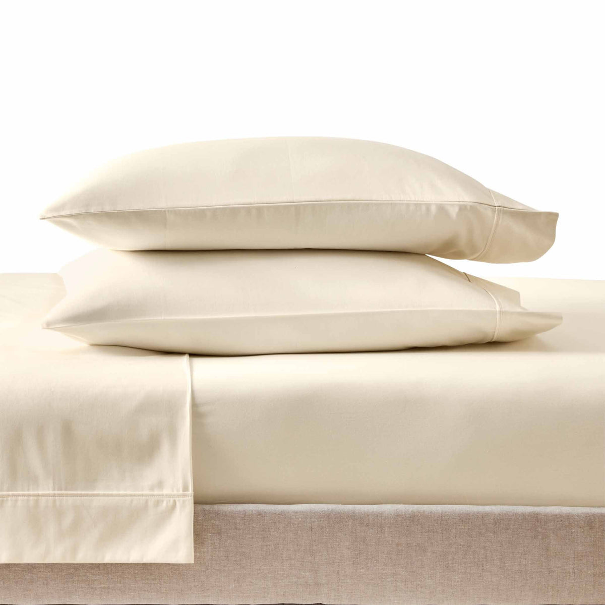 100% Cotton Sateen 300 Thread Count Queen Sheet Set D414357