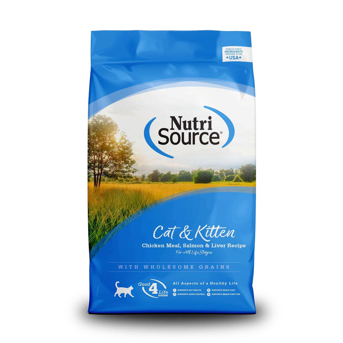Chicken Salmon Liver Dry Cat & Kitten Food W141