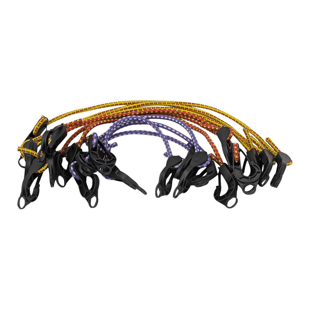 Adjustable Elastic Stretch Cords, 12 Piece J50894
