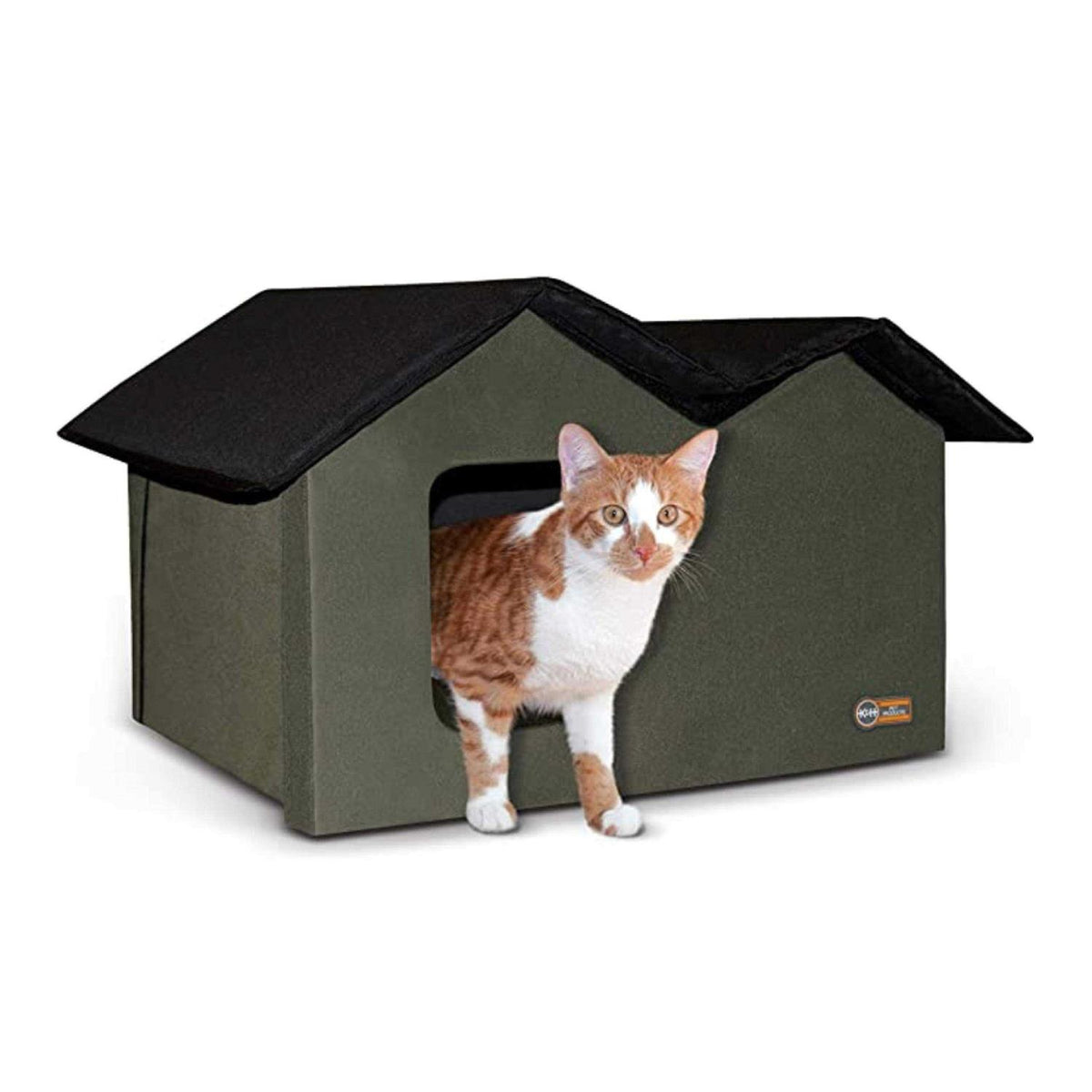 Extra-Wide Outdoor Kitty House D845