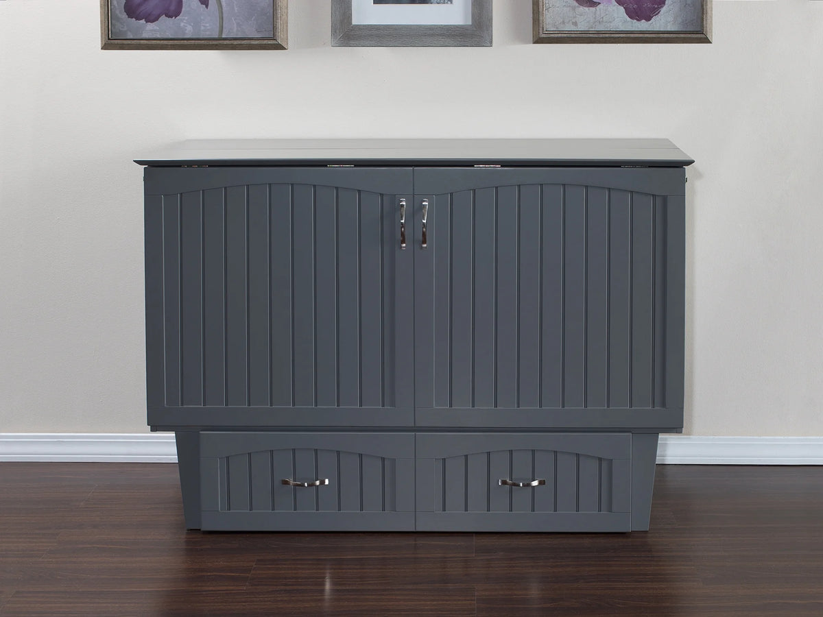 Murphy Bed Chest with Mattress S9437