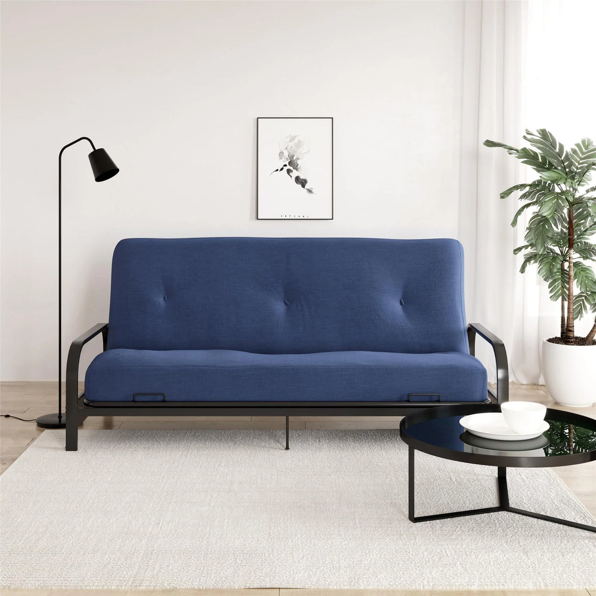 Blue 8 Inch Full Futon Mattress G923