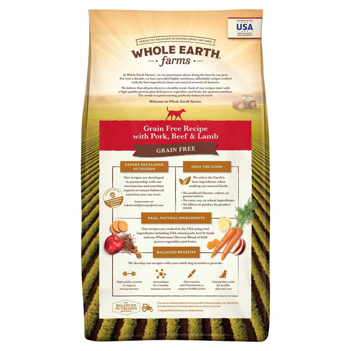 Grain Free Pork Beef & Lamb Recipe Dry Dog Food H93409