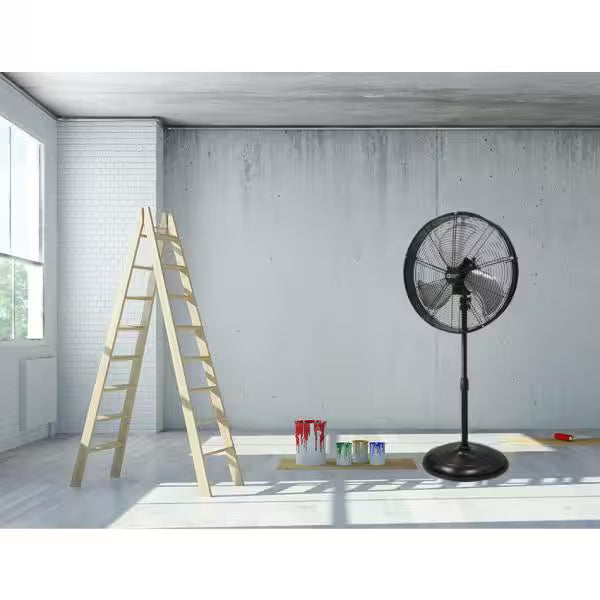 Black Oscillating Pedestal Fan G318