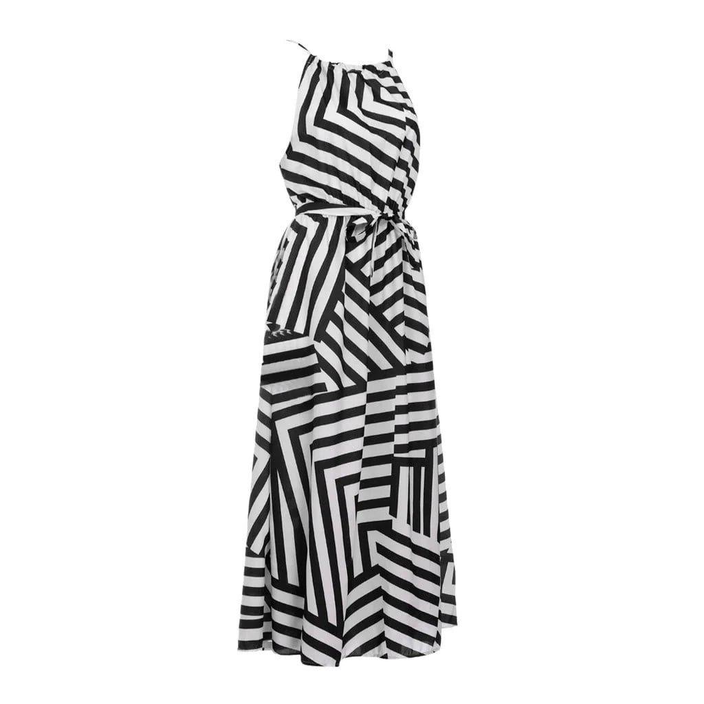 Plus Size Boho Maxi Dress S774