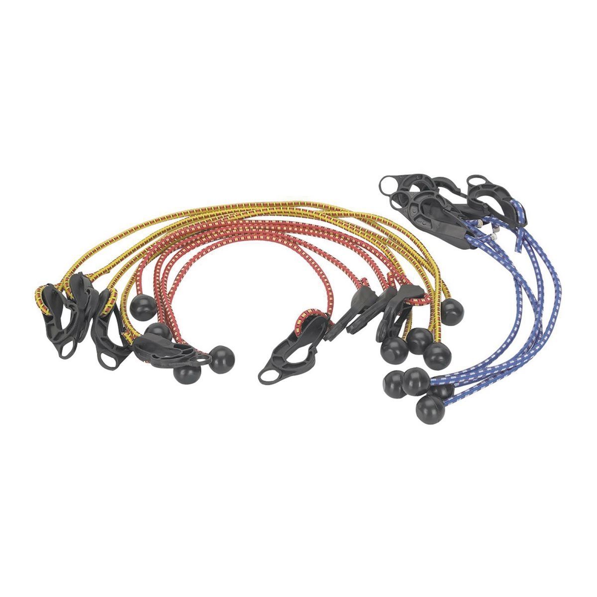 Adjustable Tarpaulin Tie Down Cords, 12 Piece Z5753