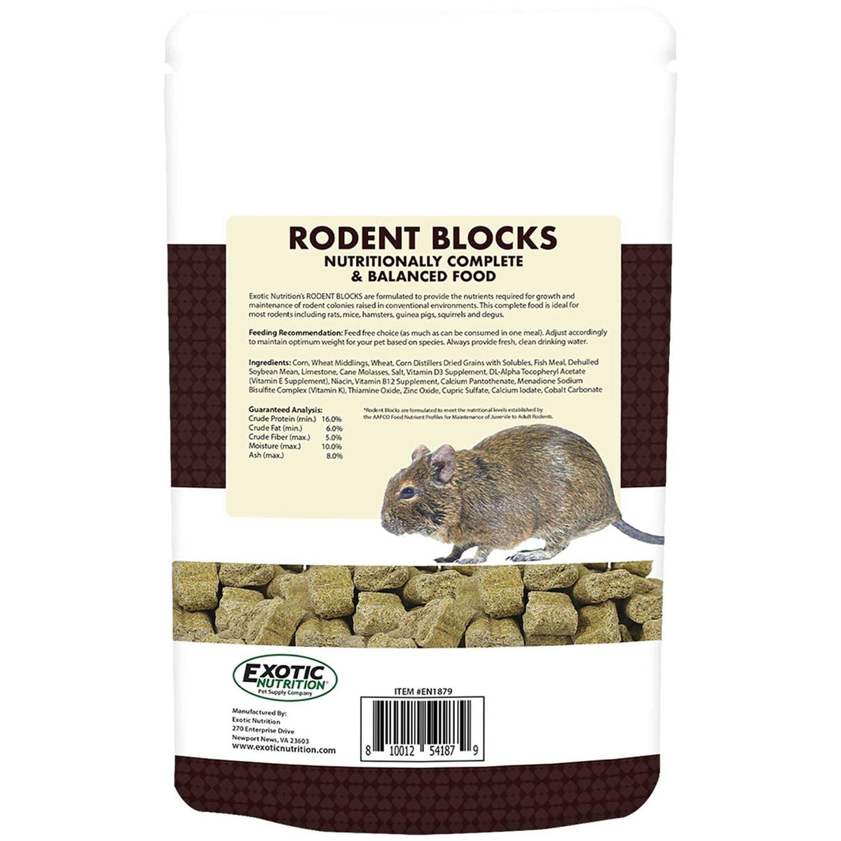 Rodent Blocks Small Animal Food L180