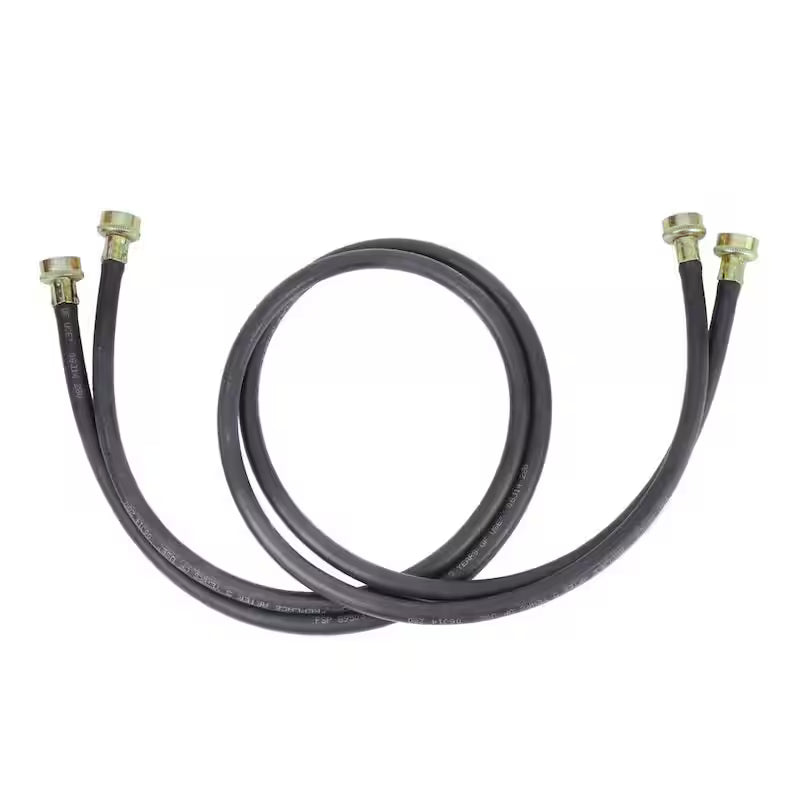 Black Rubber Washer Hose 2-Pack D270