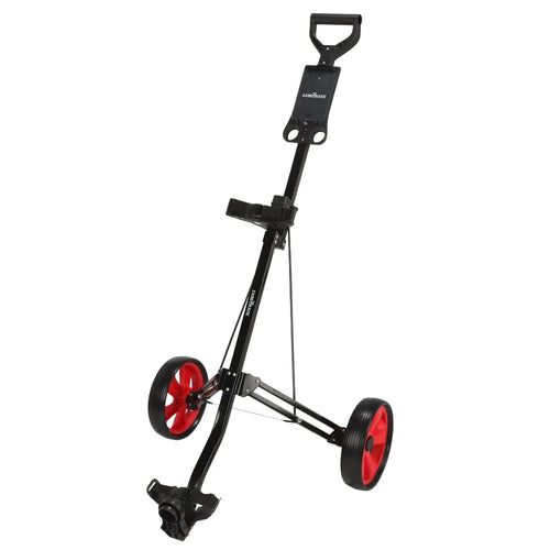 2 Wheel Folding Golf Cart Black/Red I252792