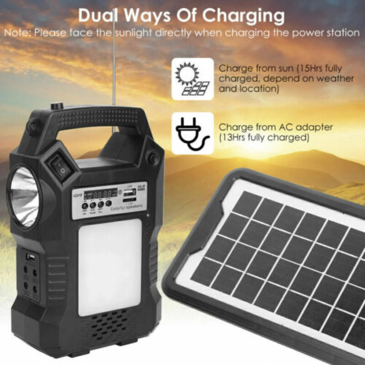 Portable Solar Power Station Q1807