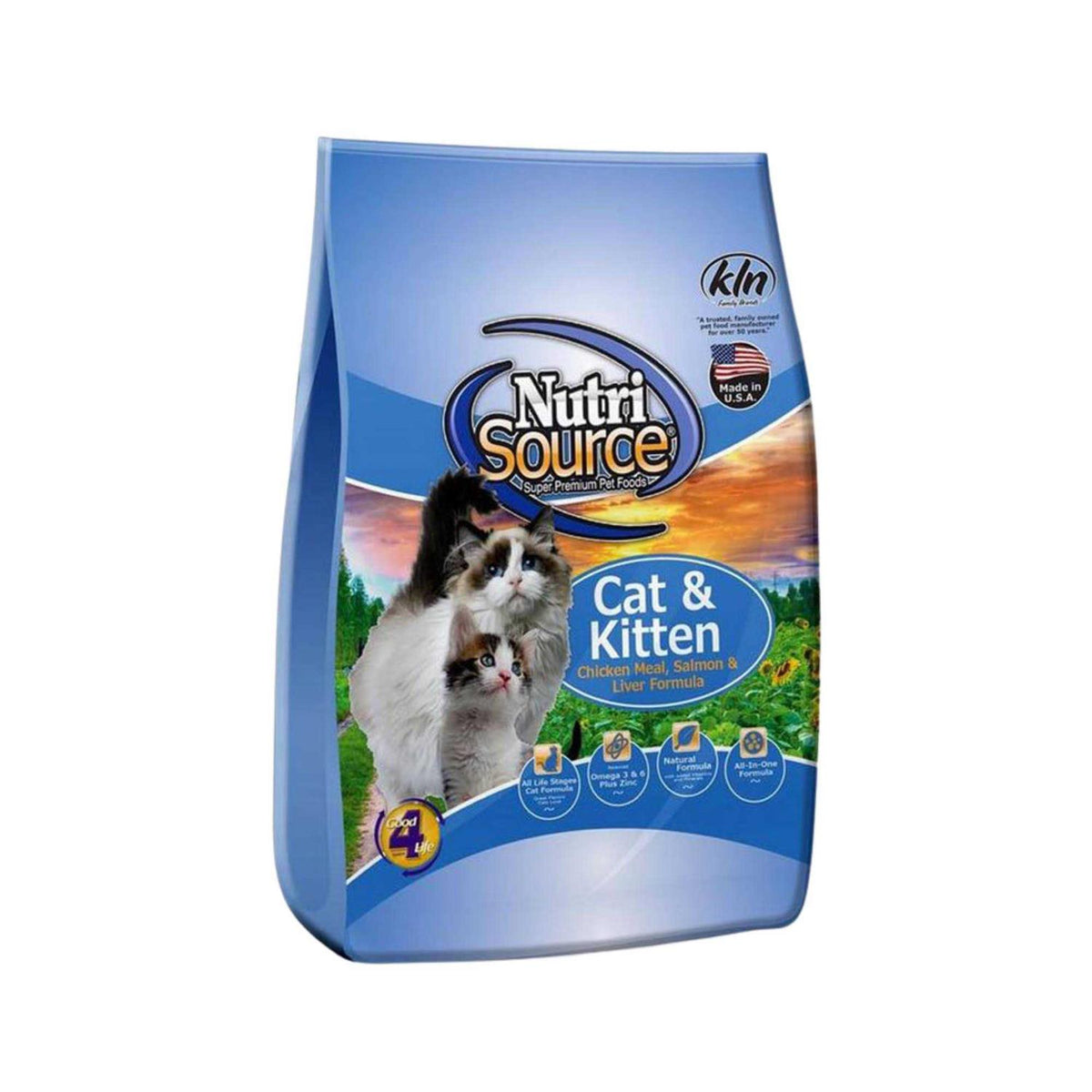 Chicken Salmon Liver Dry Cat & Kitten Food W141