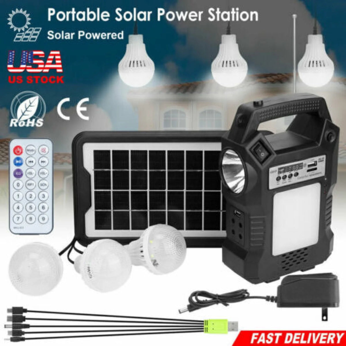 Portable Solar Power Station Q1807