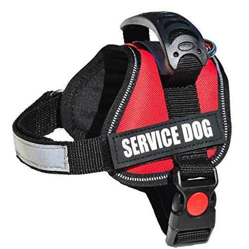 Service Dog Vest Harness Reflective Polyester Nylon H35264
