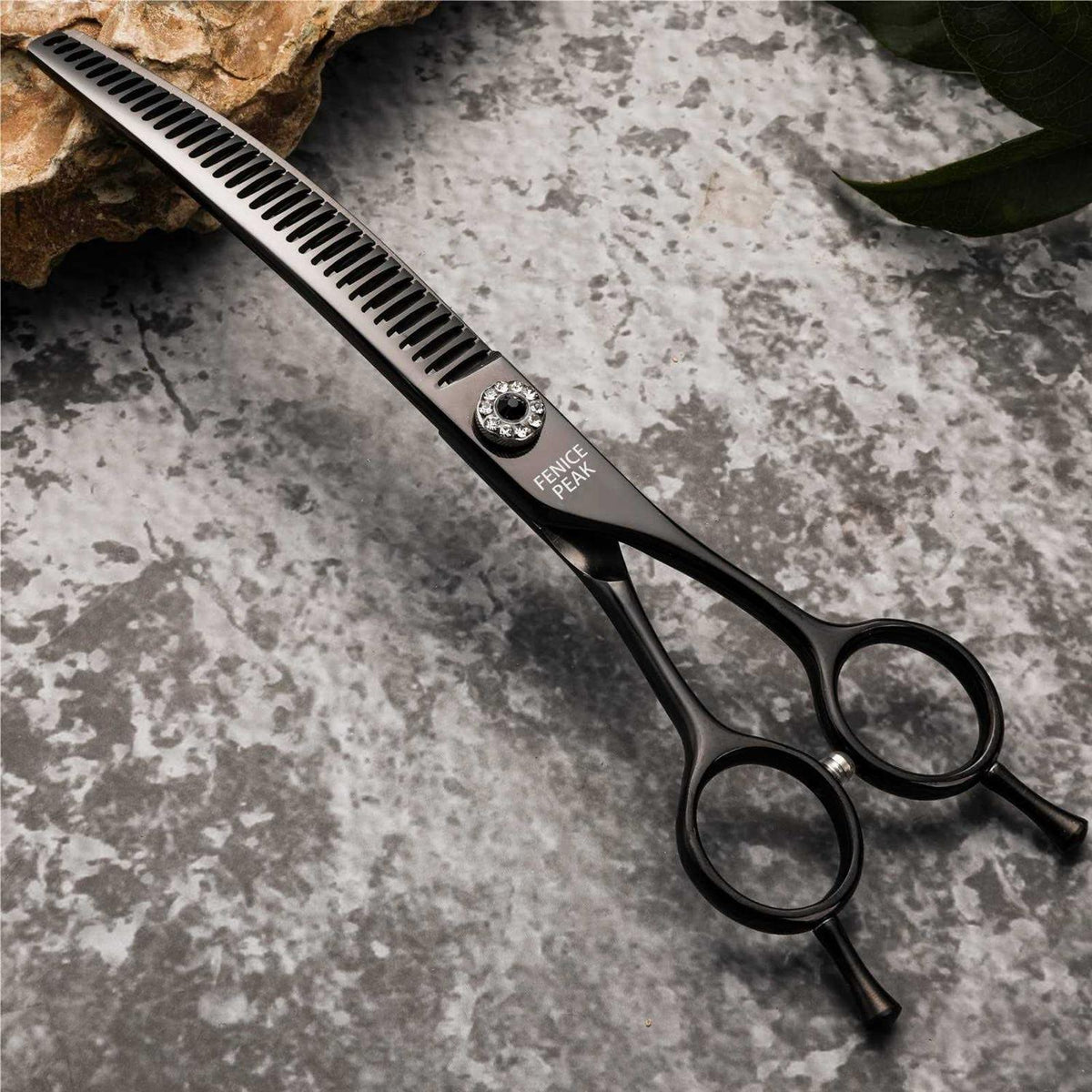 Professional Dog Grooming Curved Thinning Scissors 7.0" 440C Steel O447996