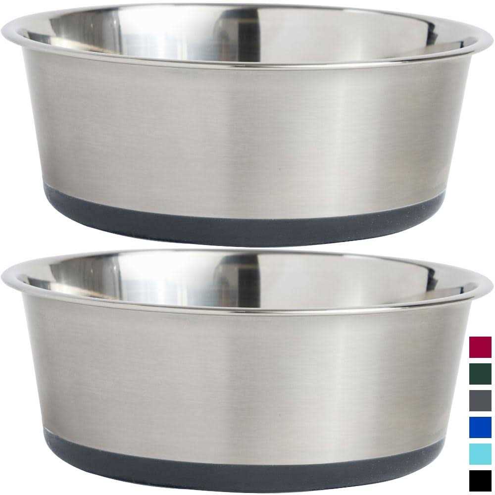 Stainless Steel Dog Bowl Set of 2 J33358