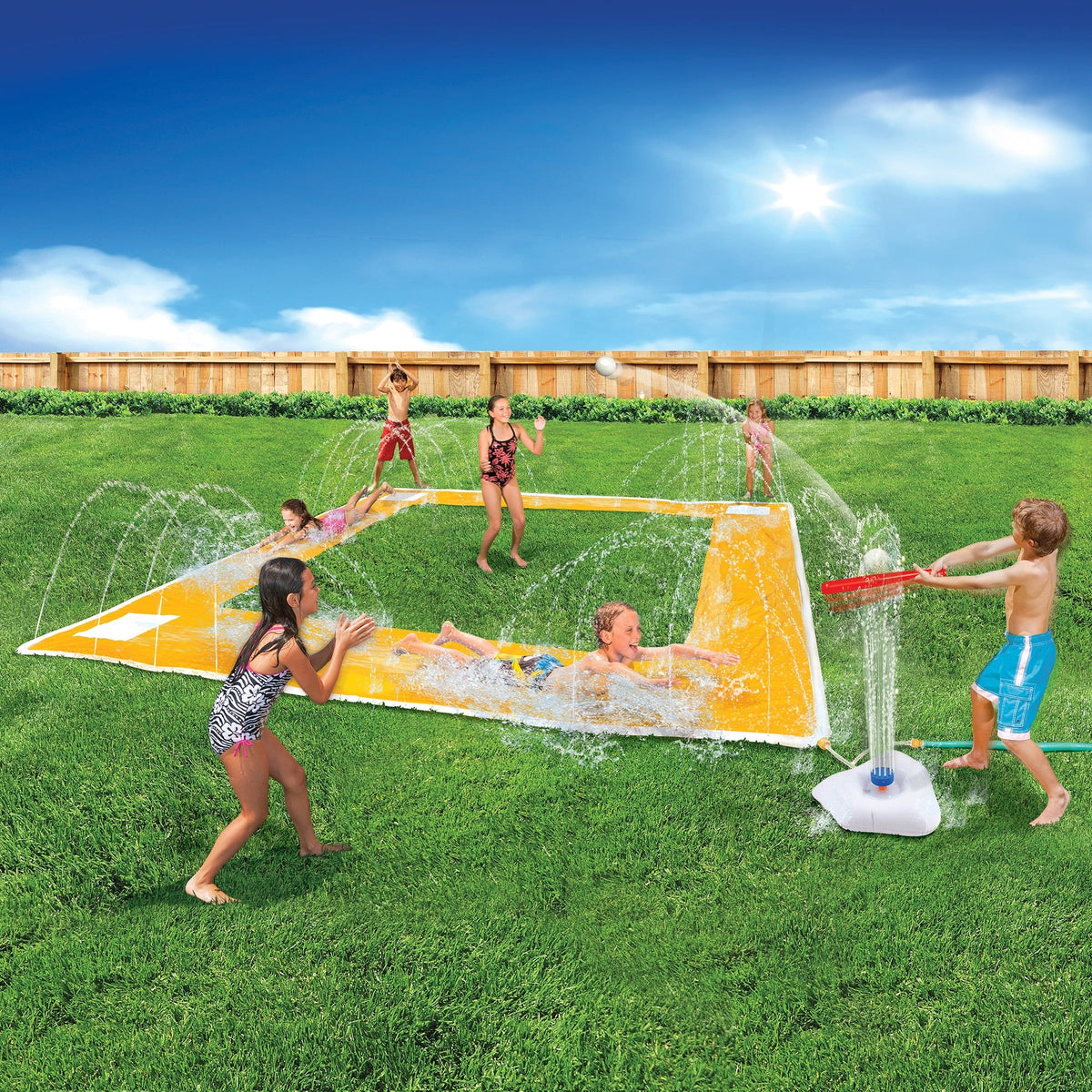 Kids 14 Feet x 14 Feet Baseball Slide Z575