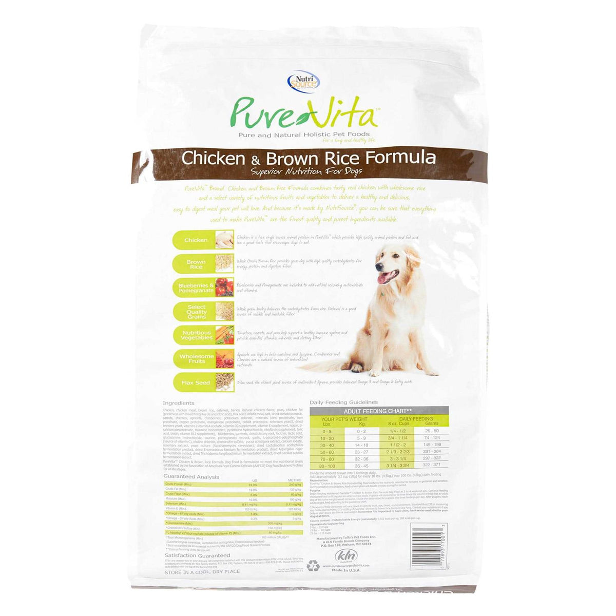Chicken & Brown Rice Dry Dog Food T50892