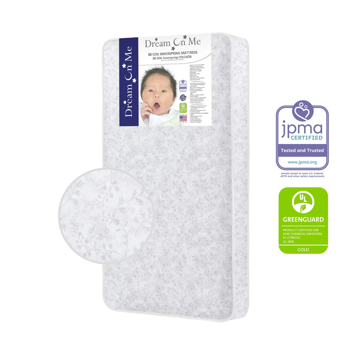 5 88 Coil Crib & Toddler Mattress Y793605