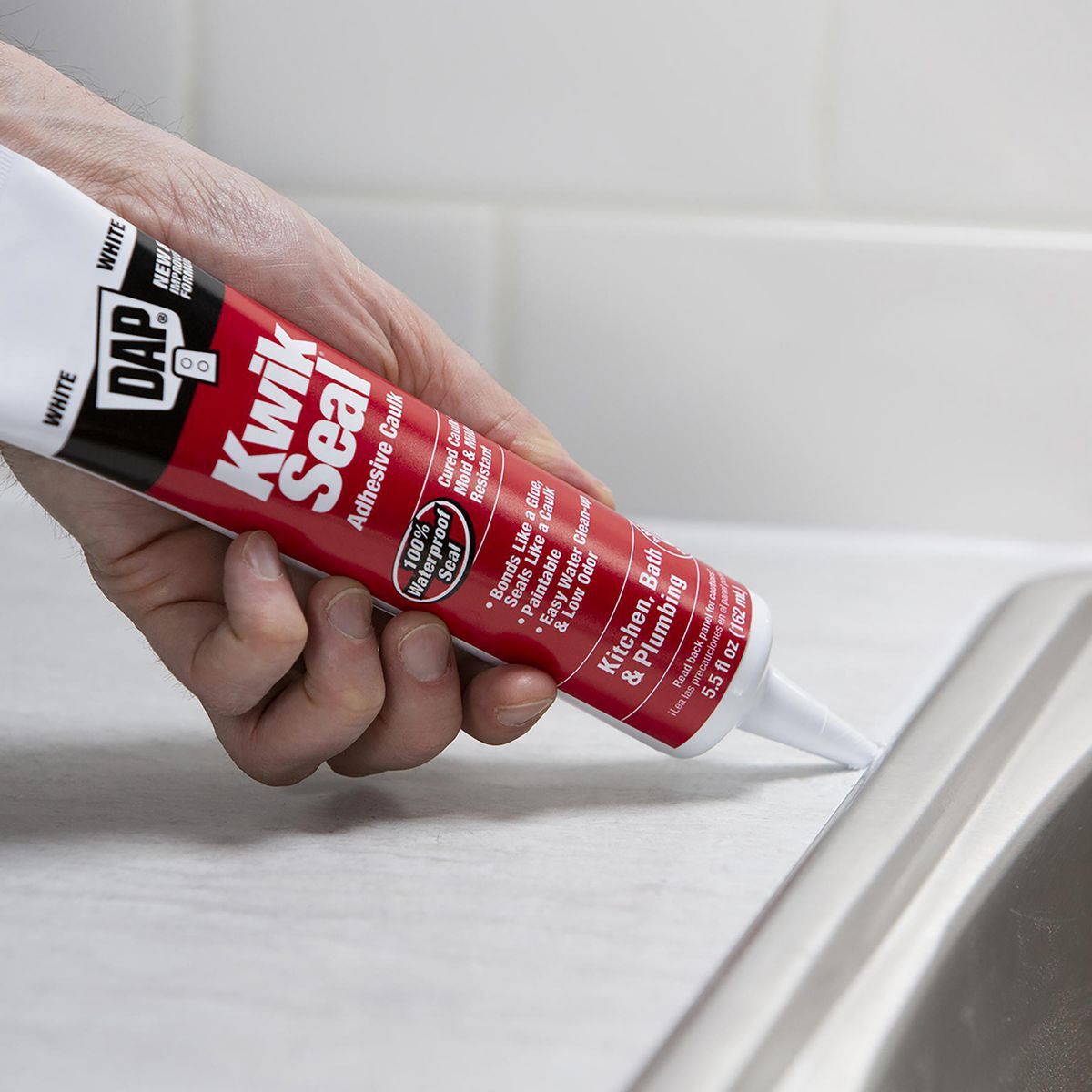 5.5 oz Tub and Tile Adhesive Caulk D456716
