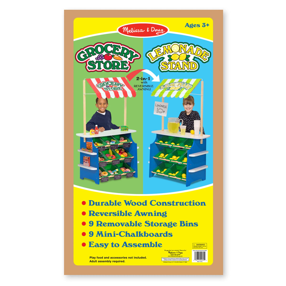 Wooden Grocery Store and Lemonade Stand L9683