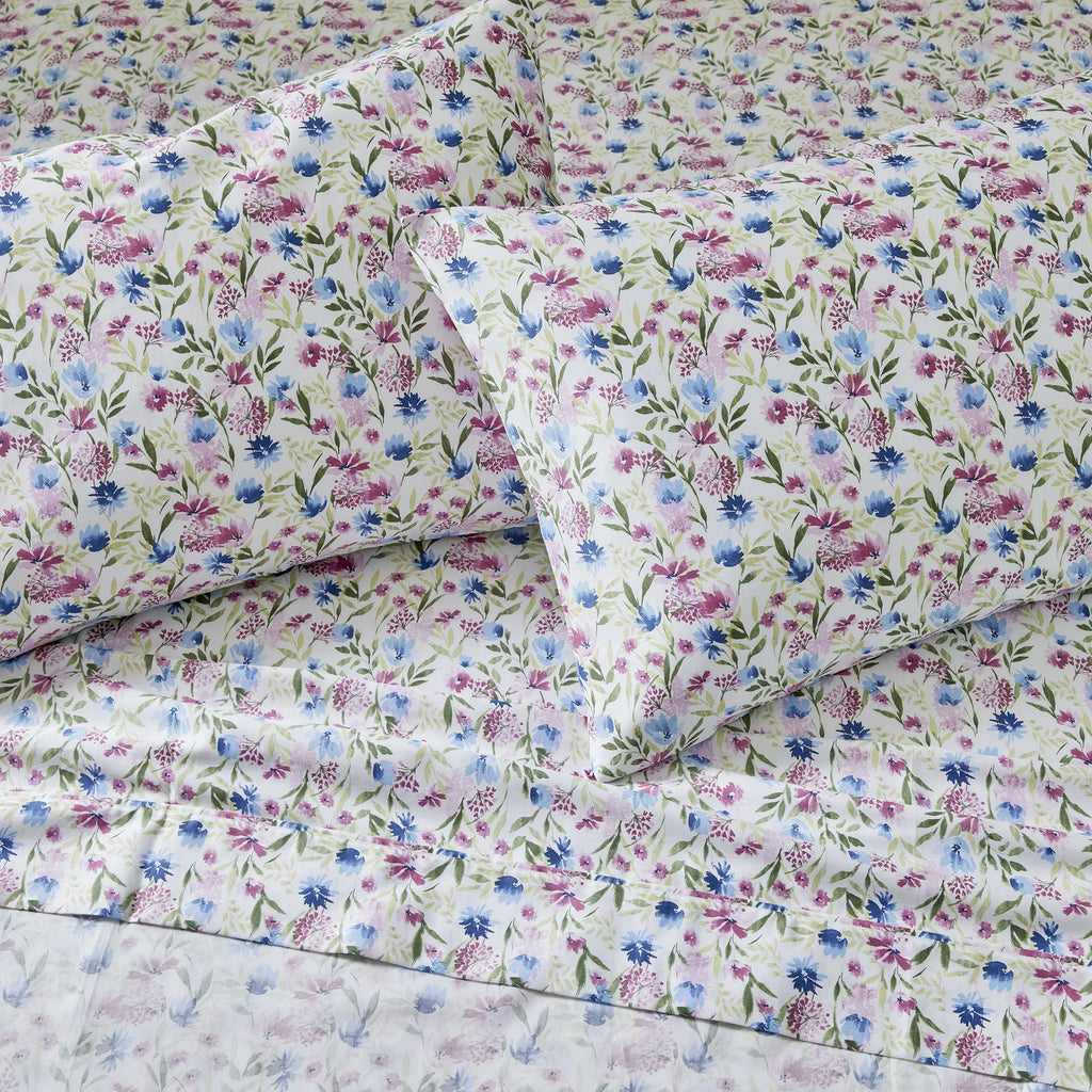 100% Cotton Sateen 300 Thread Count Queen Sheet Set D414357