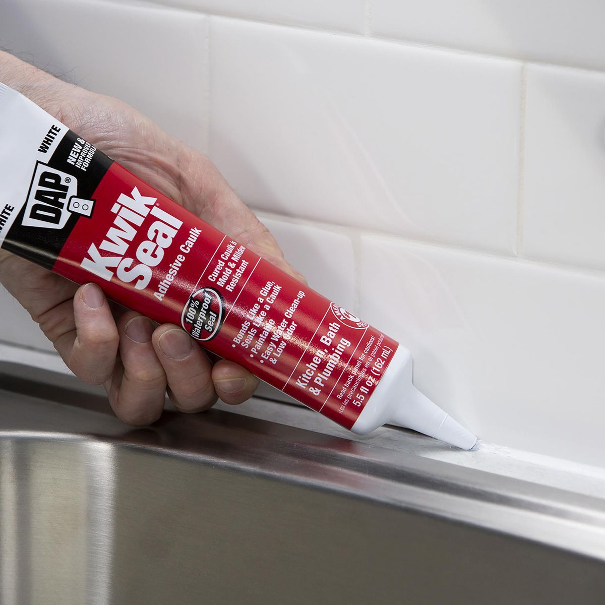 5.5 oz Tub and Tile Adhesive Caulk D456716