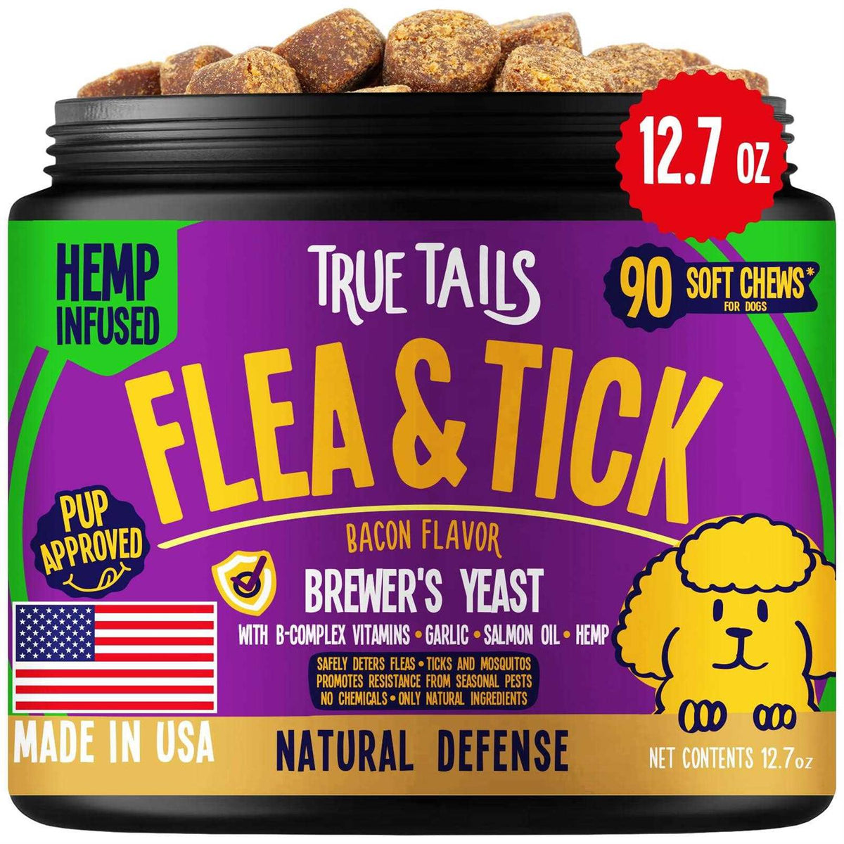 Natural Flea and Tick Prevention for Dogs S18739