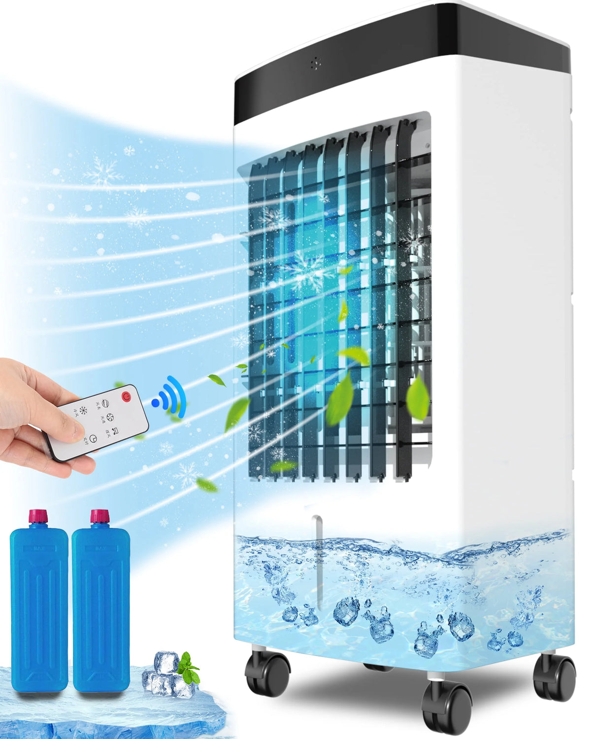 Portable Oscillating Evaporative Air Cooler with 3 Speeds T681