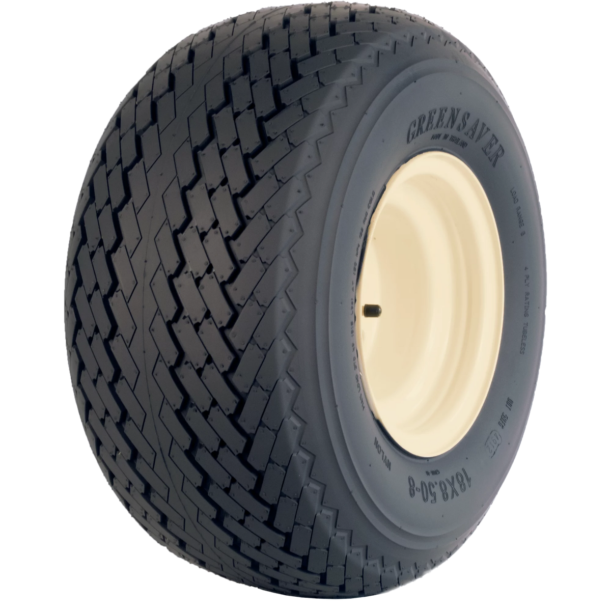 8.50-8 Golf Cart Tire and Wheel 4 lug Almond Color Wheel Z187860