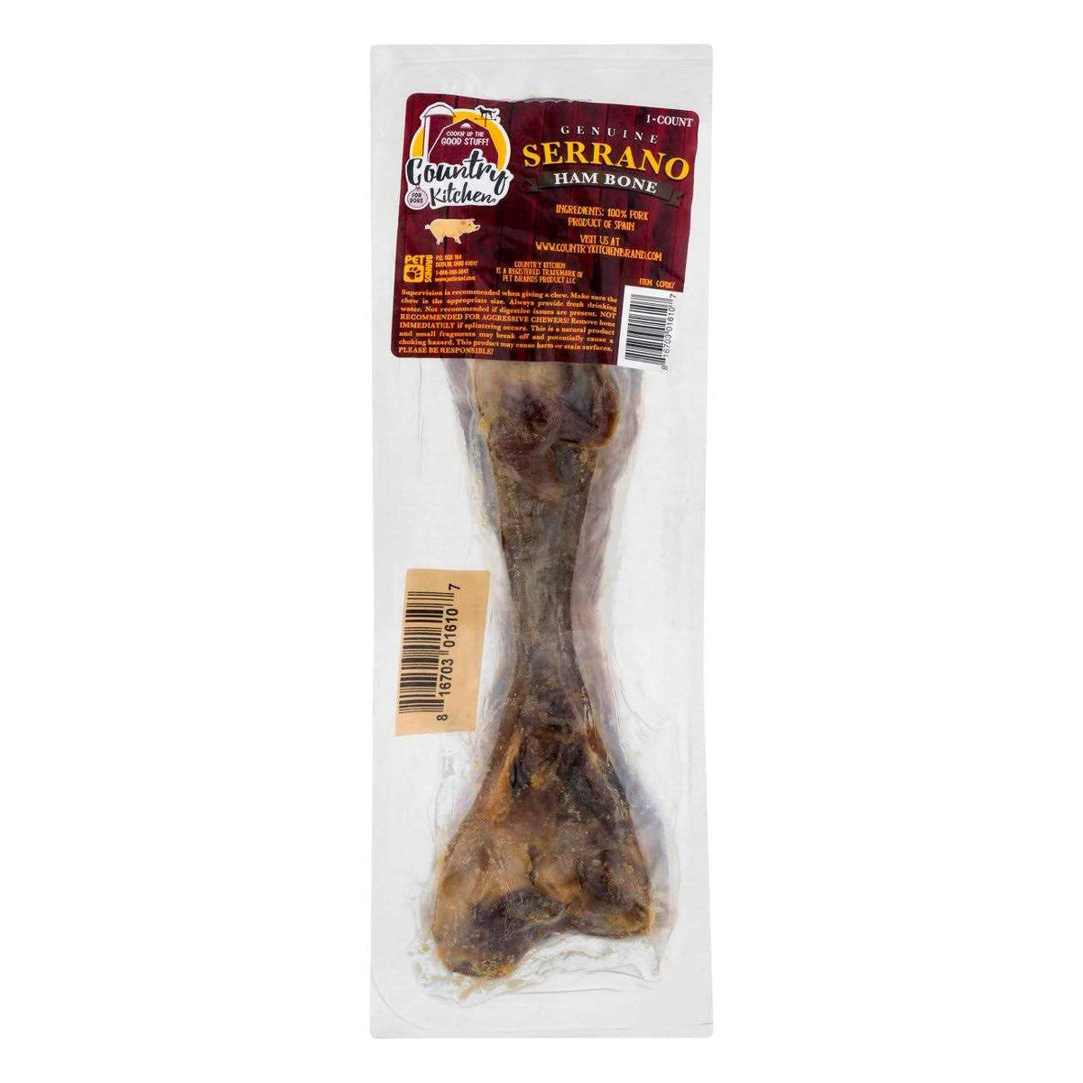 Serrano Ham Bone Dog Treat D433408
