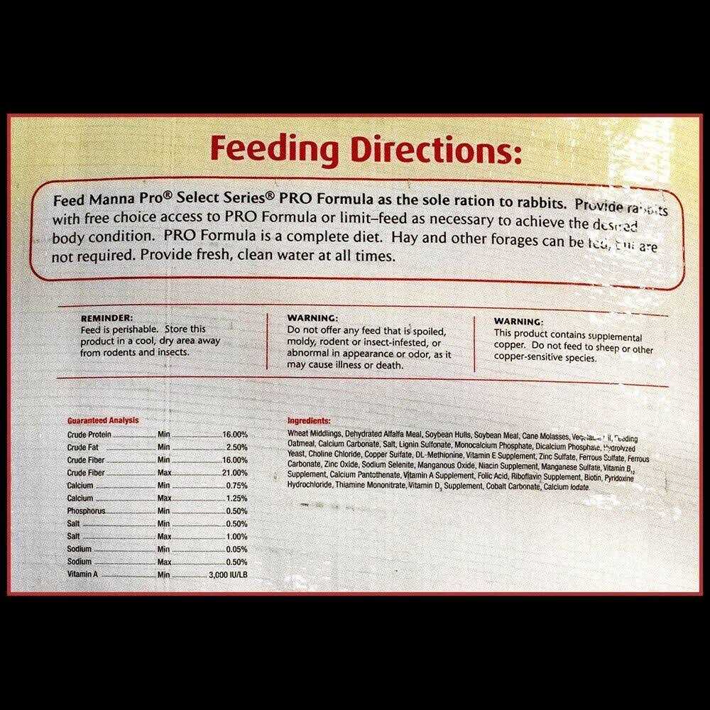 Rabbit Feed W934712