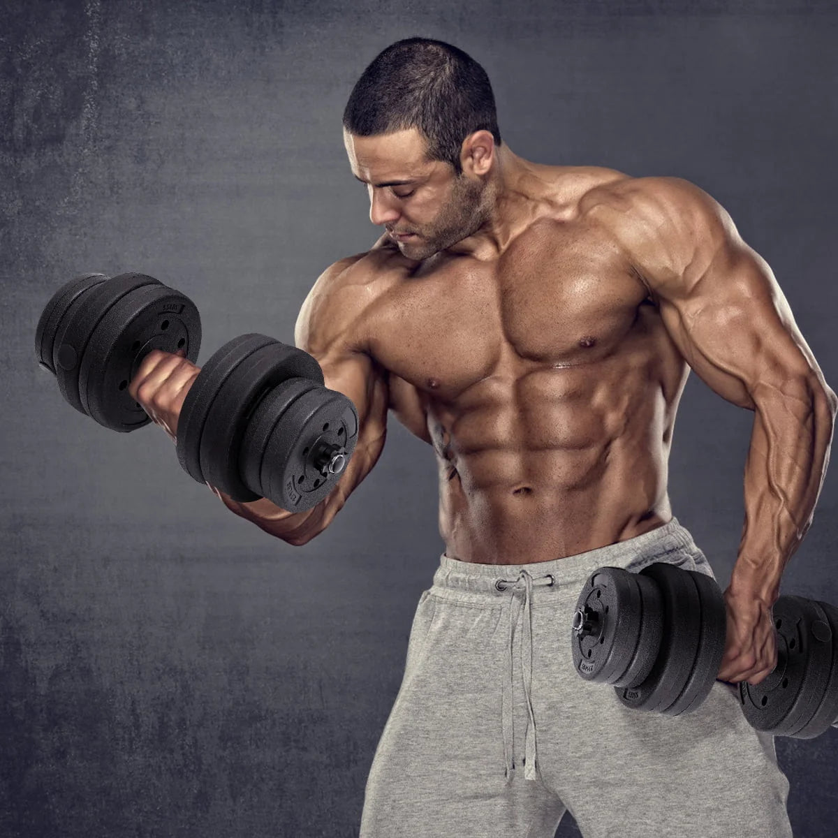 66 LB Dumbbell Weight Set L48626