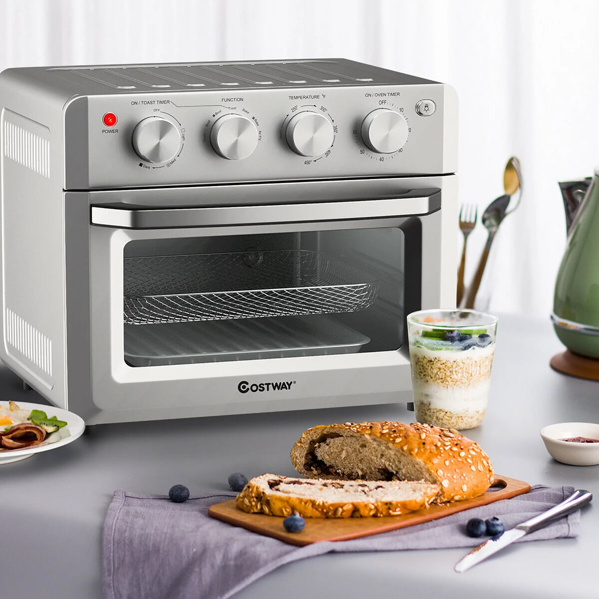 7-in-1 Air Fryer Toaster Oven 19 QT J1313